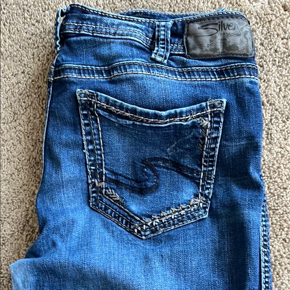 Silver Women Jeans Blue SUKI MID SUPER SKINNY